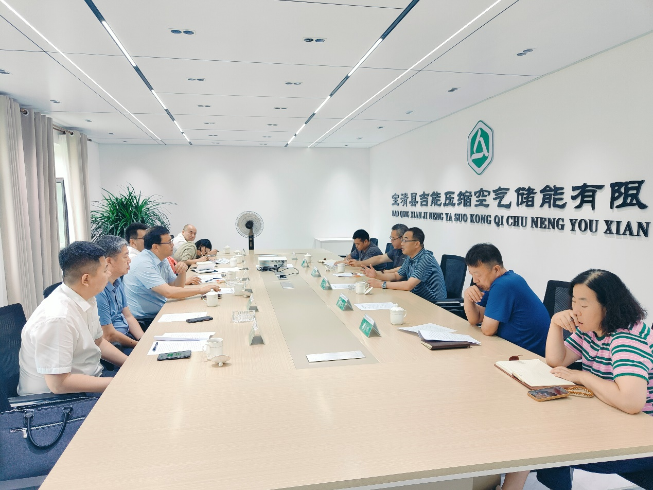 中国银行股份有限公司黑龙江支行副行长李新善一行到宝清国盈项目公司交流调研
